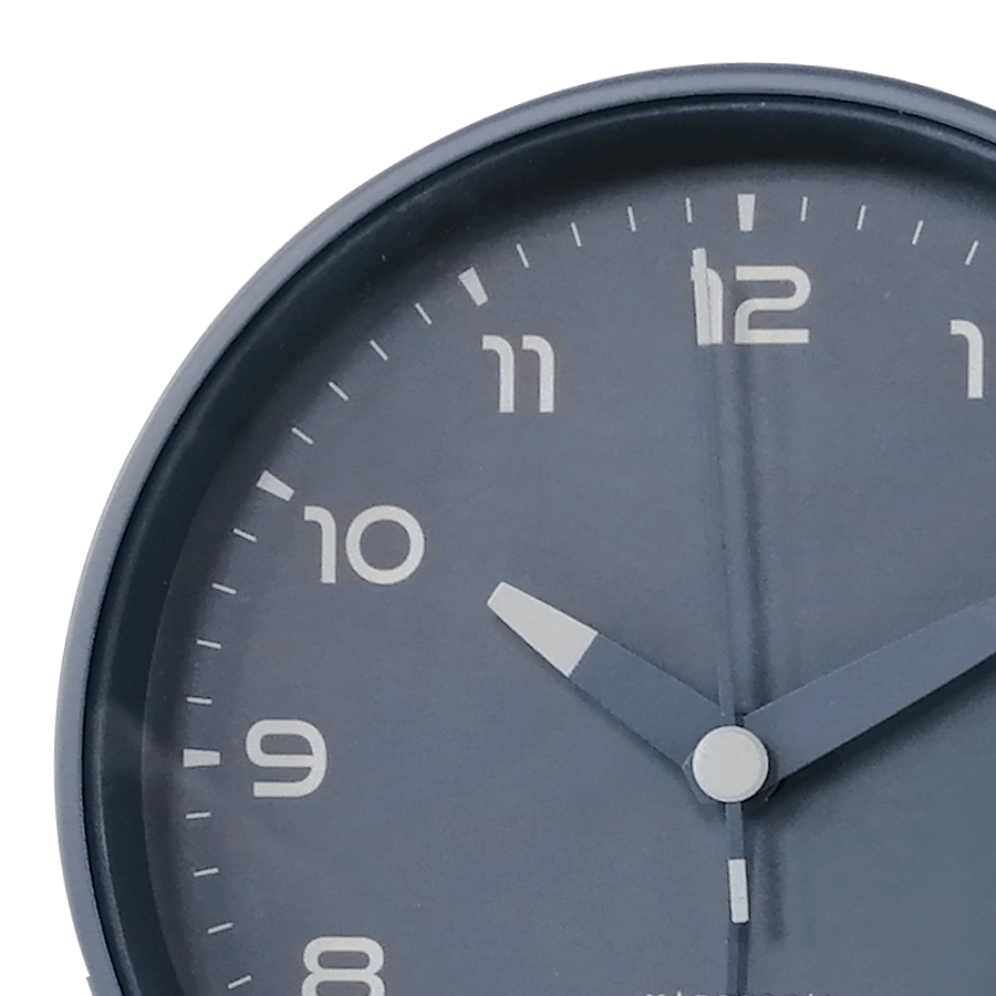 Réveil-matin rond bleu pastel D11 cm