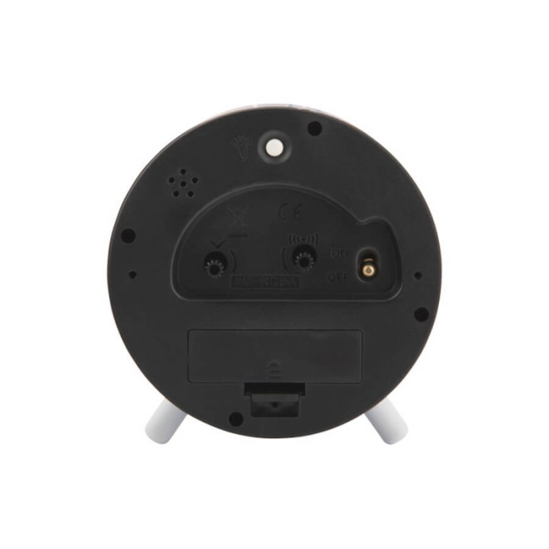 Réveil-matin rond bleu pastel D11 cm