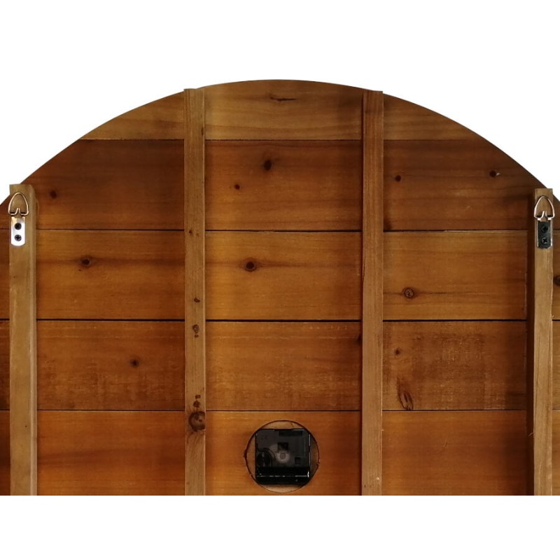 Horloge murale bois et métal style Navajo D76 cm