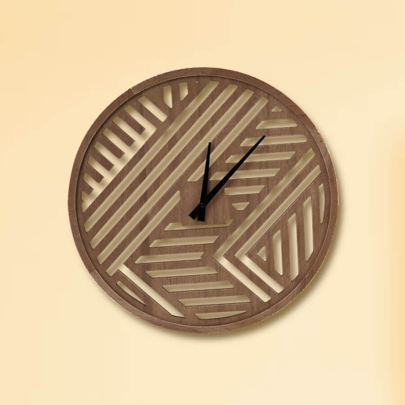 Horloge murale décorative D40 cm - Graphique