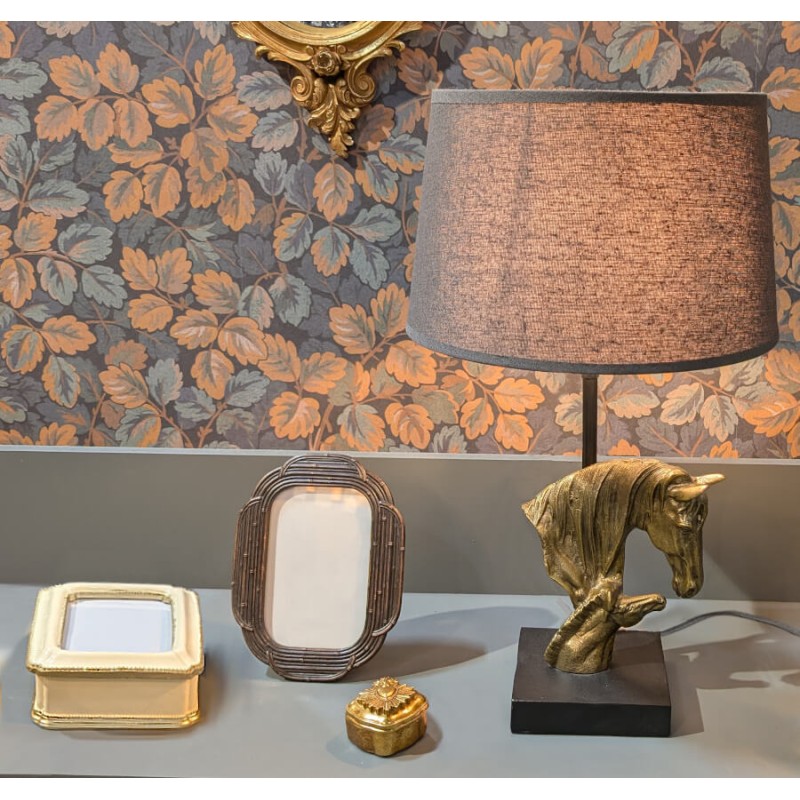 Cadre en résine et verre imitation rotin pour photos 15x10 cm