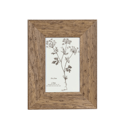 Cadre photo aspect noyer pour photos 10x15 cm