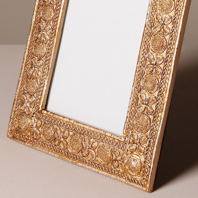 Cadre photo en résine style Bohème pour photos 15x10 cm