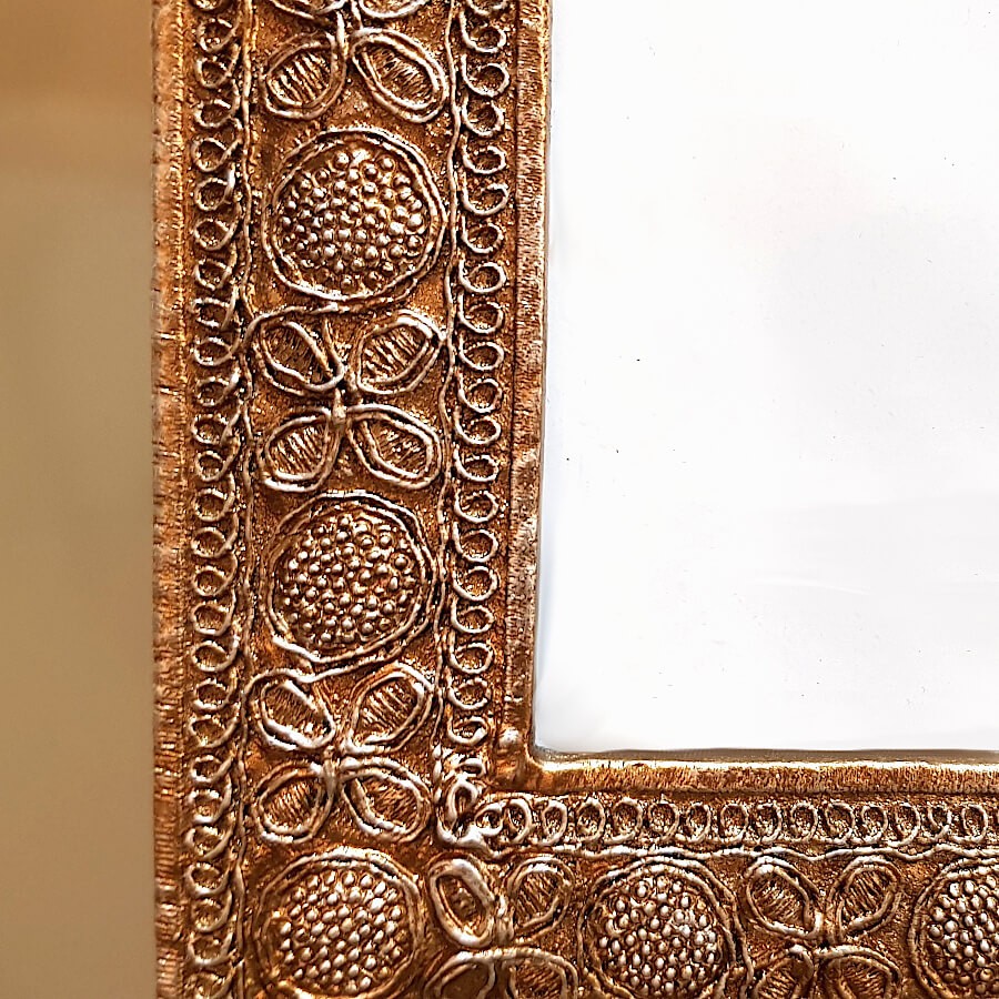 Cadre photo en résine style Bohème pour photos 15x10 cm