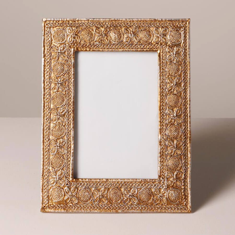 Cadre photo en résine style Bohème pour photos 15x10 cm