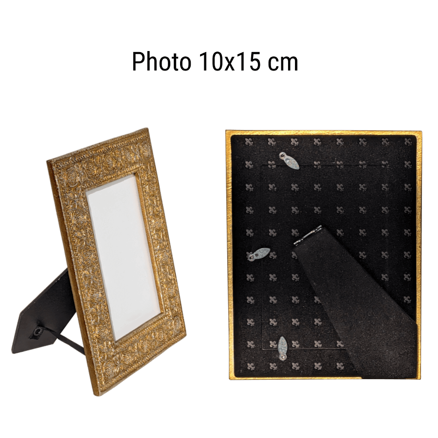 Cadre photo en résine style Bohème pour photos 15x10 cm