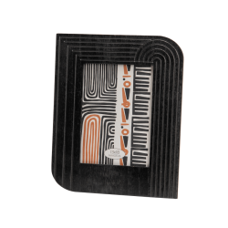 Cadre photo cannelé Art déco pour photos 13x18 cm