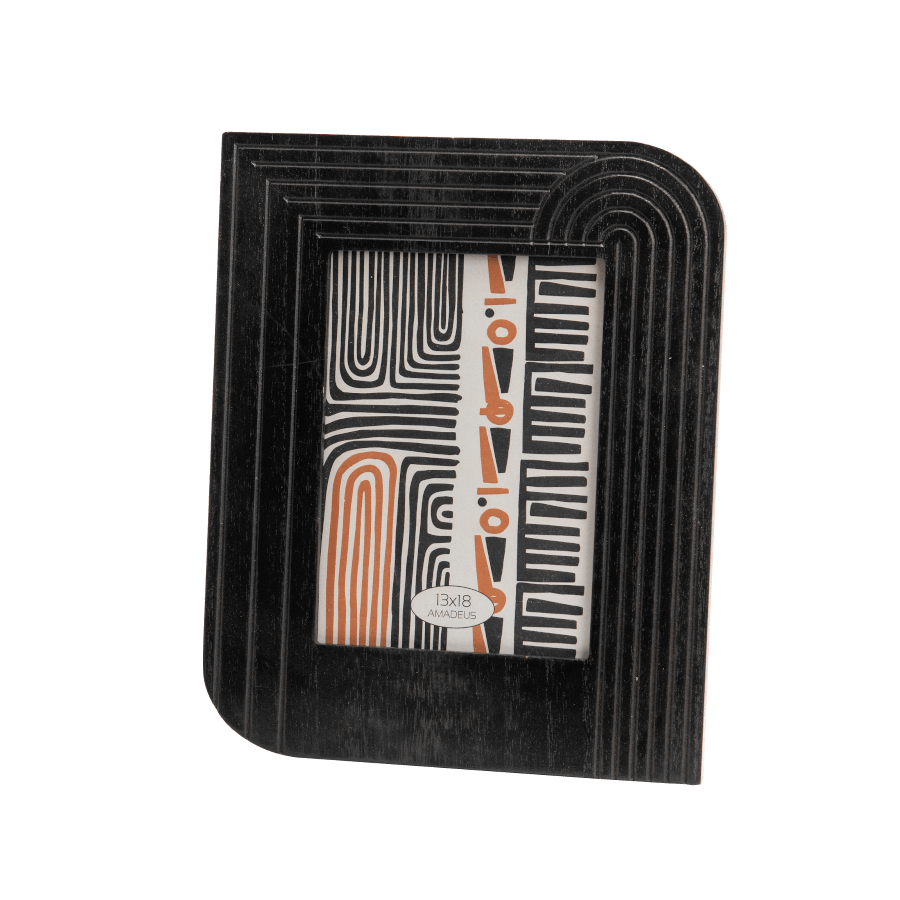 Cadre photo cannelé Art déco pour photos 13x18 cm