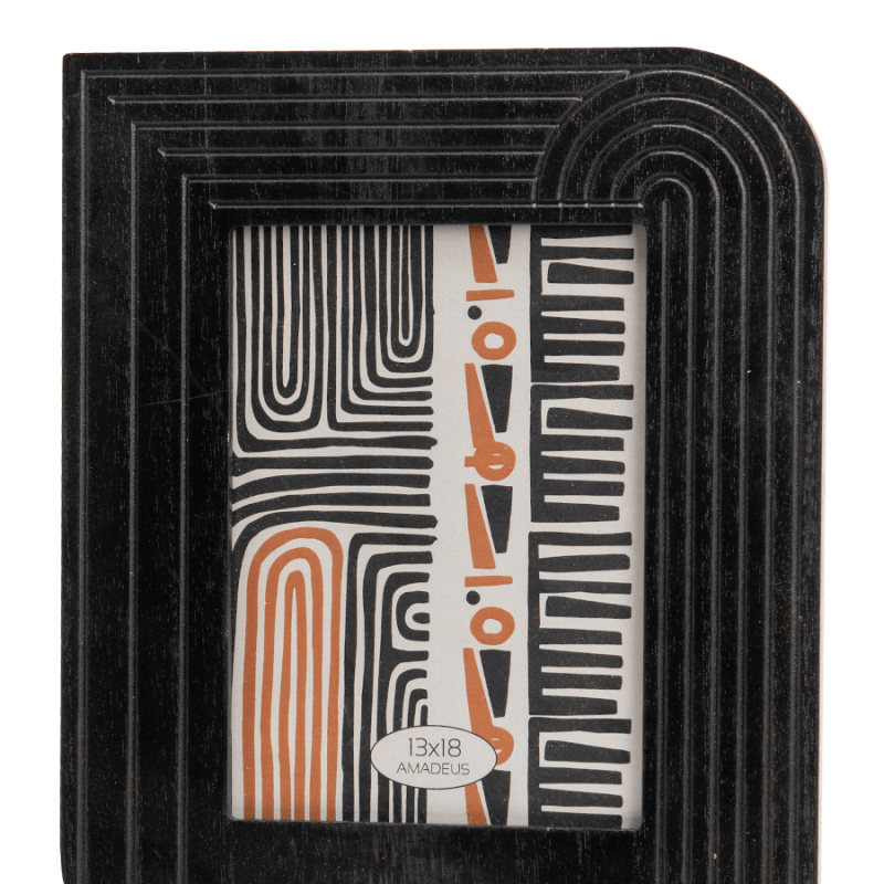 Cadre photo cannelé Art déco pour photos 13x18 cm