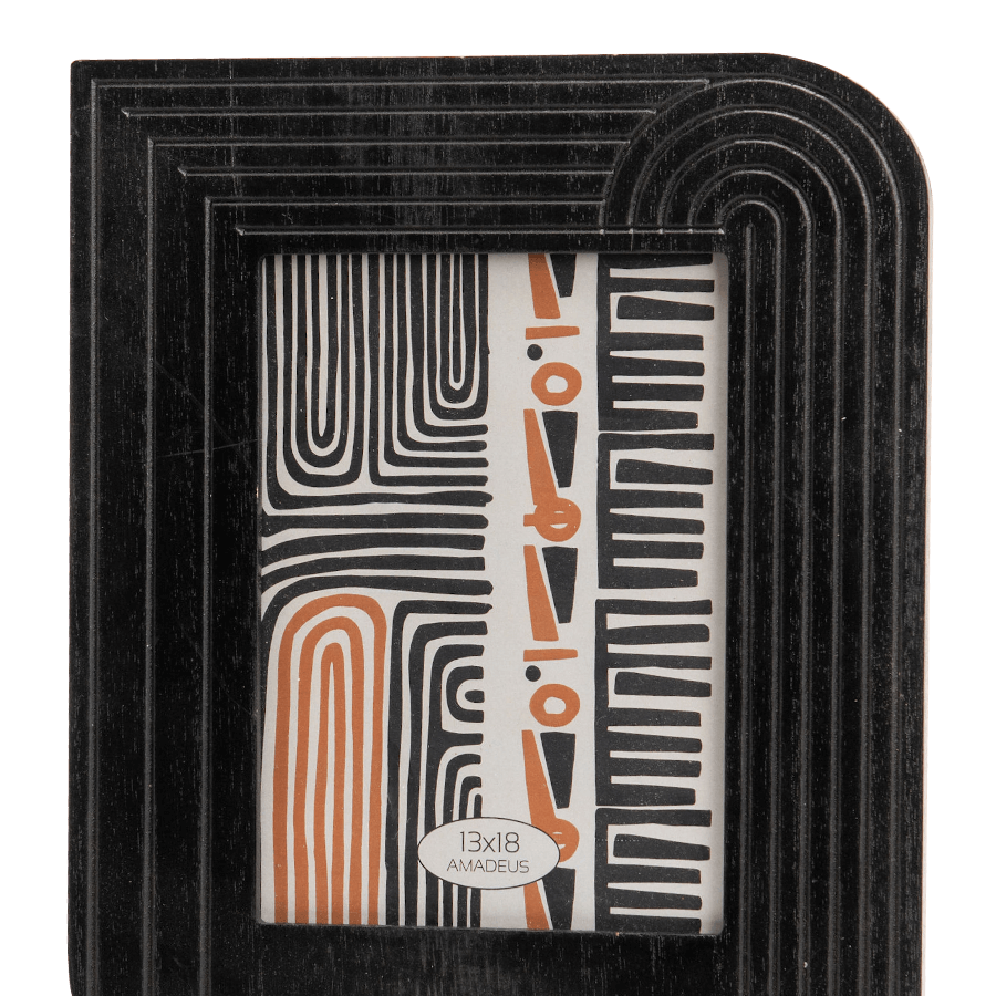 Cadre photo cannelé Art déco pour photos 13x18 cm