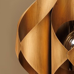 Suspension métal Pétales recourbés D38 cm | Deco-Delight.com