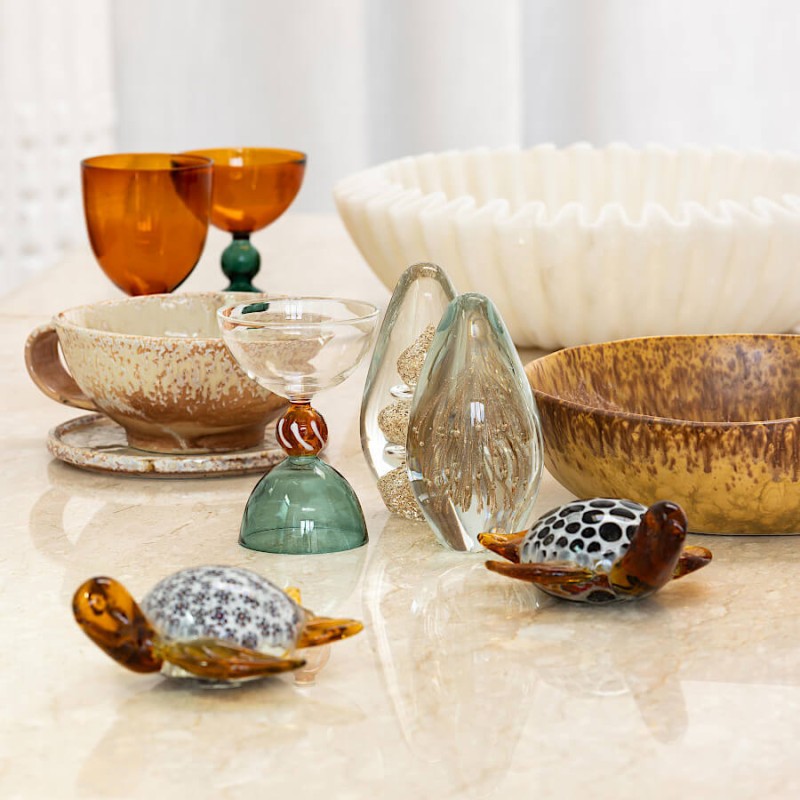 Sulfure élancé en verre Feu d’artifice H14 cm | Deco-Delight.com