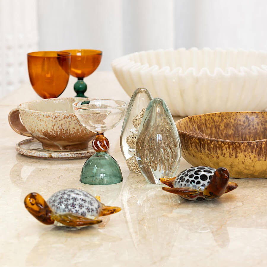 Sulfure élancé en verre Feu d’artifice H14 cm | Deco-Delight.com