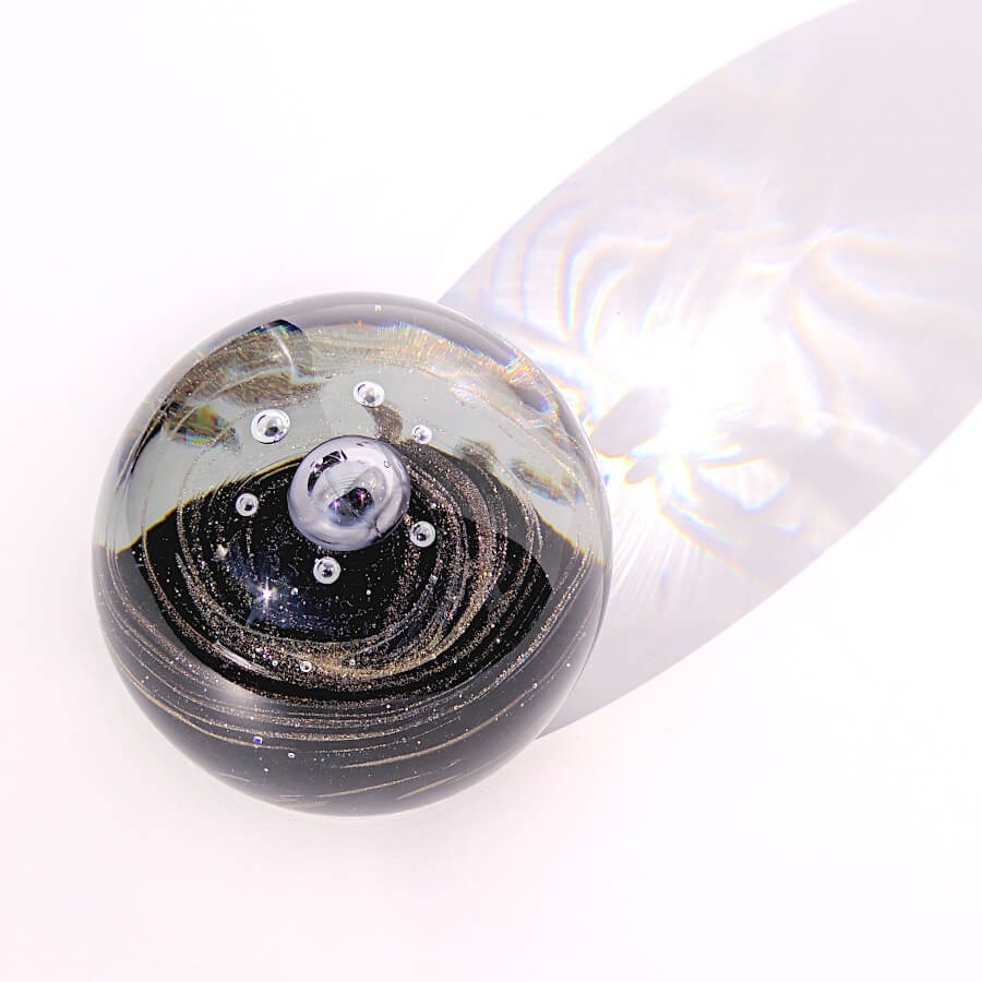 Sulfure de verre presse-papier Galaxie D8 cm | Deco-Delight.com