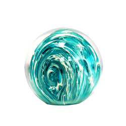 Sulfure boule en verre Vague céleste - Ø 10 cm | Deco-Delight.com
