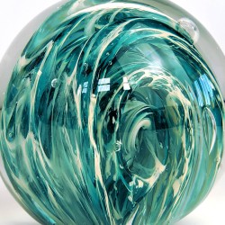 Sulfure boule en verre Vague céleste - Ø 10 cm | Deco-Delight.com
