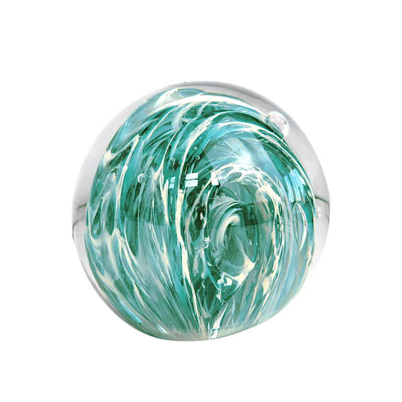 Sulfure boule en verre Vague céleste - Ø 10 cm | Deco-Delight.com