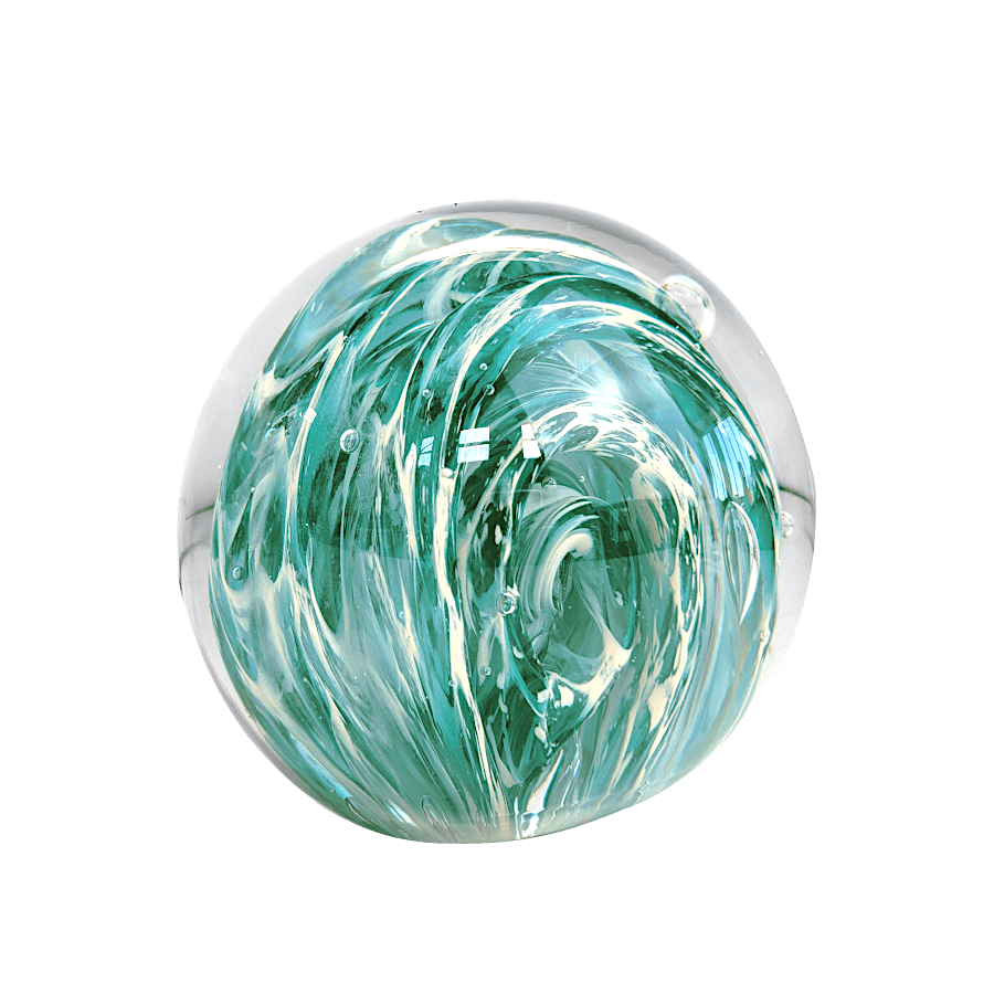 Sulfure boule en verre Vague céleste - Ø 10 cm | Deco-Delight.com