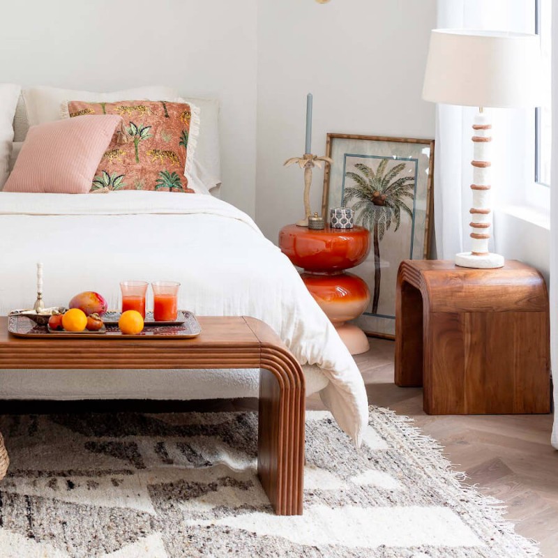 Bougie parfumée dans pot en métal motif Art déco | Deco-Delight.com