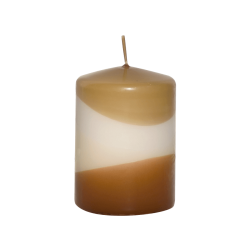 Bougie pilier Nuances Chaleureuses H10 D7 cm 9 h | Deco-Delight.com