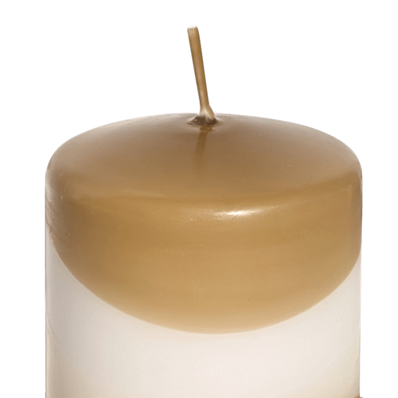 Bougie pilier Nuances Chaleureuses H10 D7 cm 9 h | Deco-Delight.com
