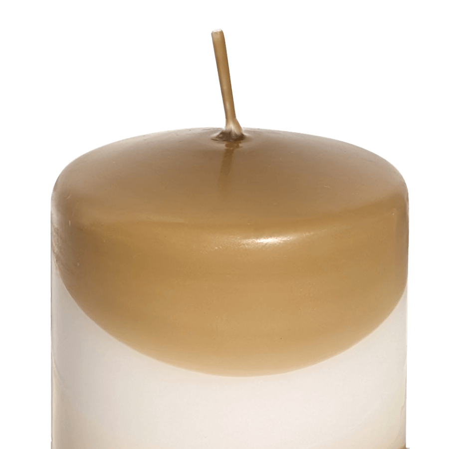 Bougie pilier Nuances Chaleureuses H10 D7 cm 9 h | Deco-Delight.com
