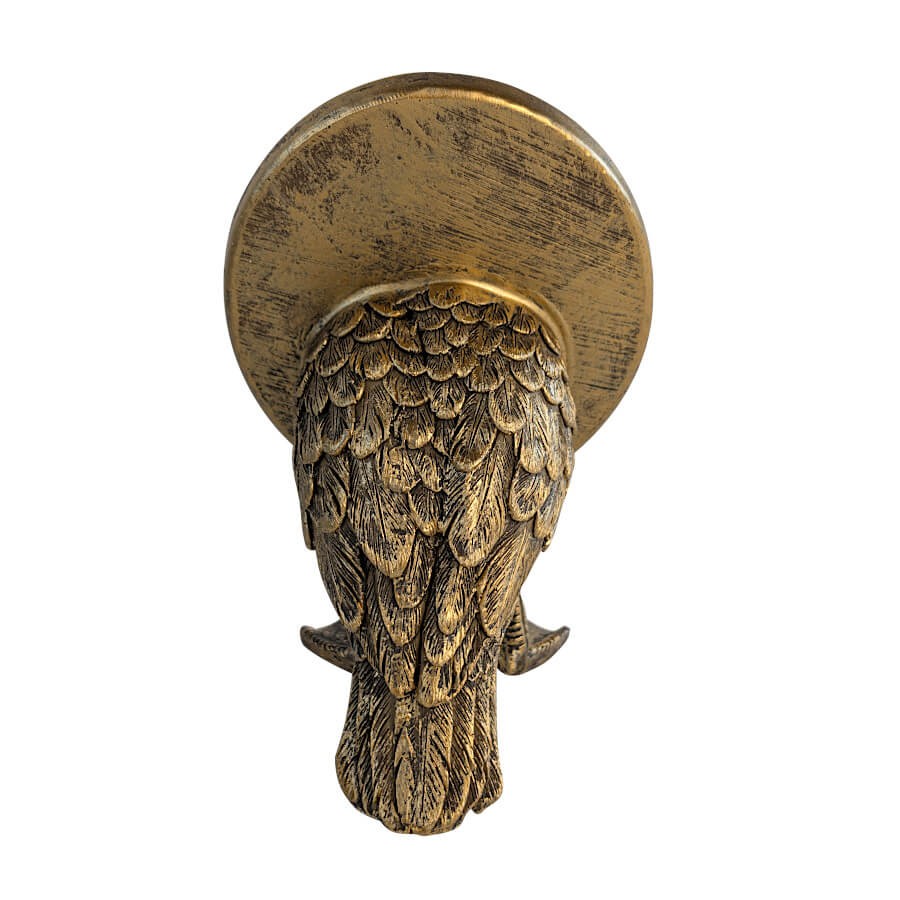 Petit miroir à poser en métal doré Pieds palmés | Deco-Delight.com