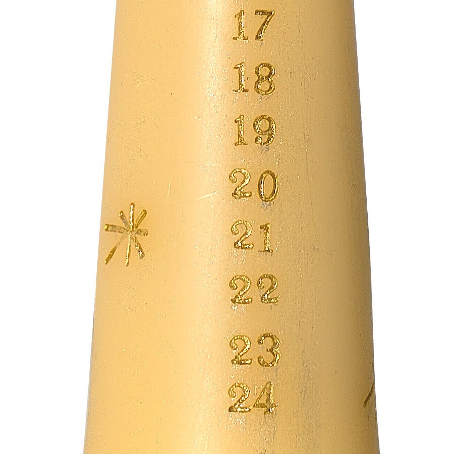 Bougie Calendrier de l’Avent H29,5 cm | Deco-Delight.com