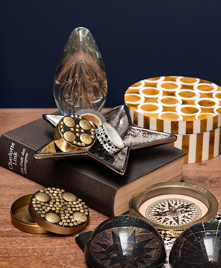 Sulfure élancé en verre Feu d’artifice H14 cm | Deco-Delight.com