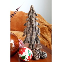 Sapin de Noël bois pailleté déco  | Deco-Delight.com