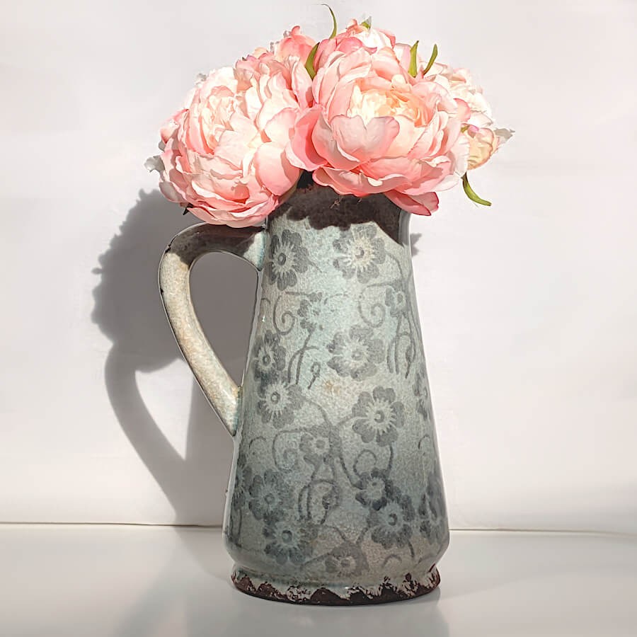 Bouquet de pivoines Nuances de rose H25 cm | Deco-Delight.com
