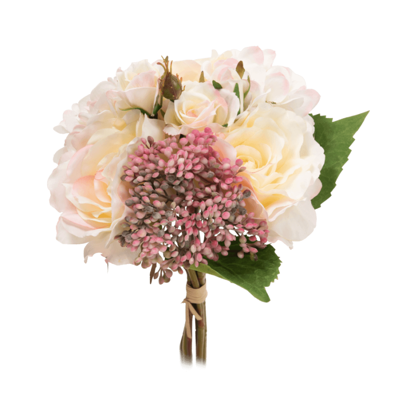 Bouquet de fleurs artificielles Ambiance Naturelle H36 cm | Deco-Delight.com