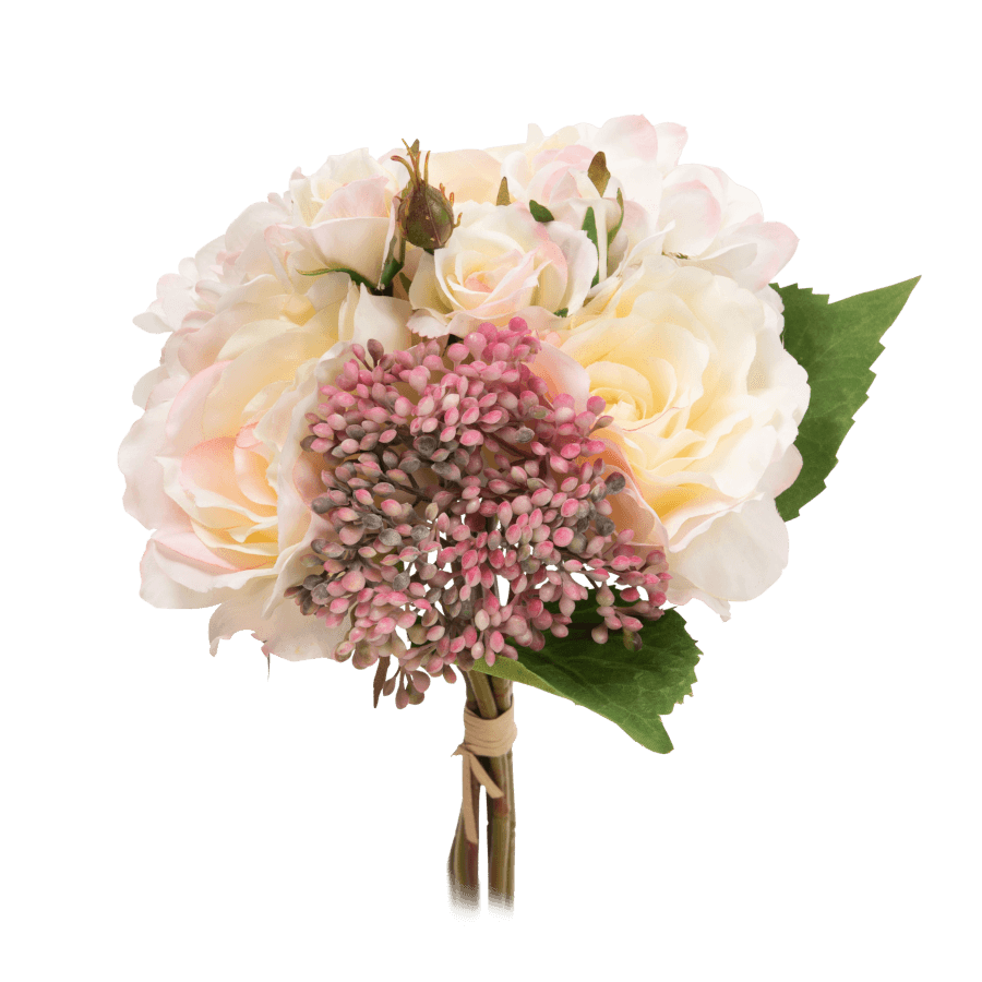 Bouquet de fleurs artificielles Ambiance Naturelle H36 cm | Deco-Delight.com