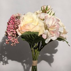 Bouquet de fleurs artificielles Ambiance Naturelle H36 cm | Deco-Delight.com