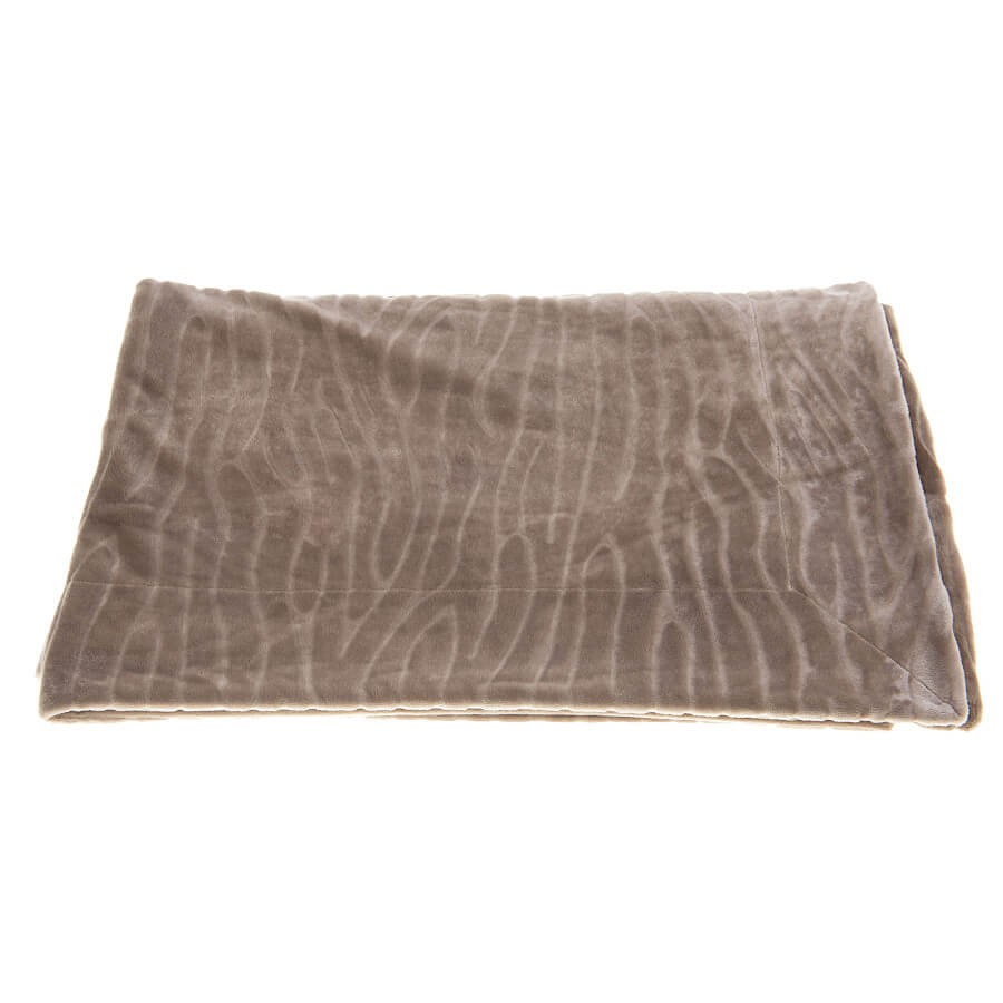 Plaid Doux 130x170 cm Taupe | Deco-Delight.com