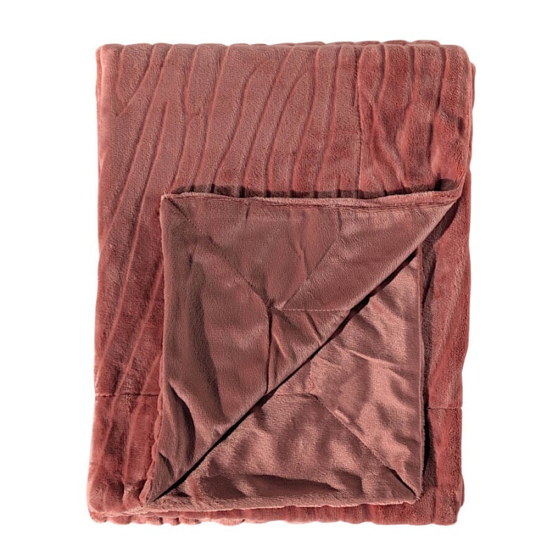 Détail du motif texturé évoquant des veines de bois ou des vagues.