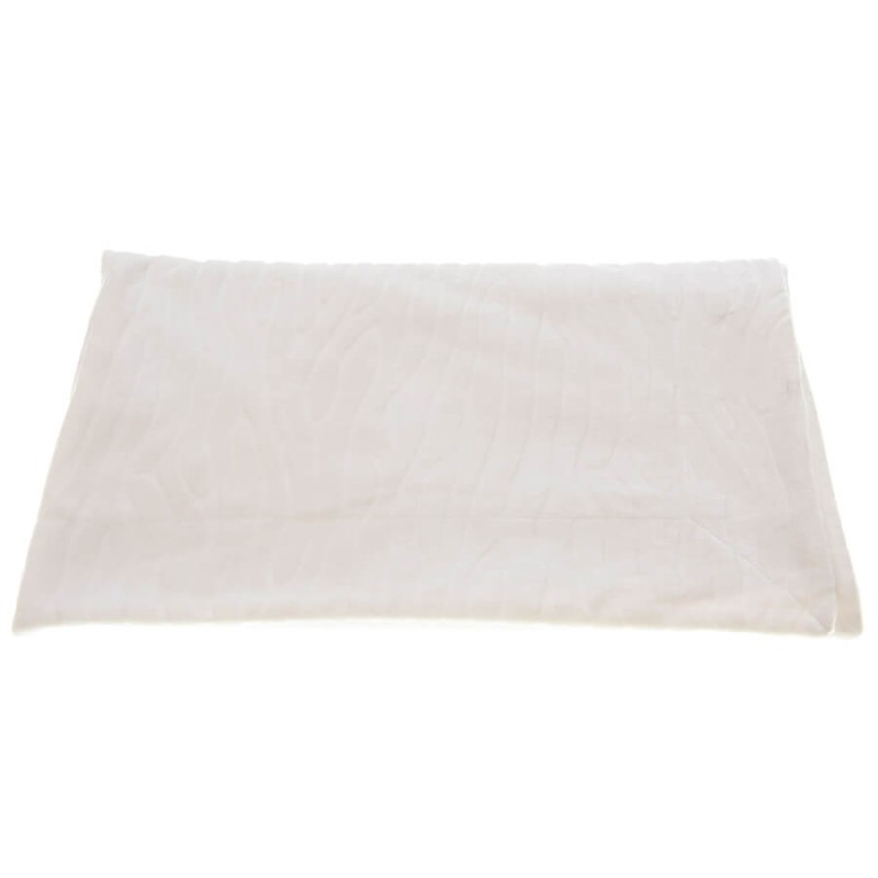 Plaid doux 130x170 cm couleur Ivoire | Deco-Delight.com