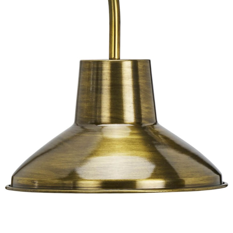 Applique Murale Laiton Industriel Cloche H47 cm | Deco-Delight.com