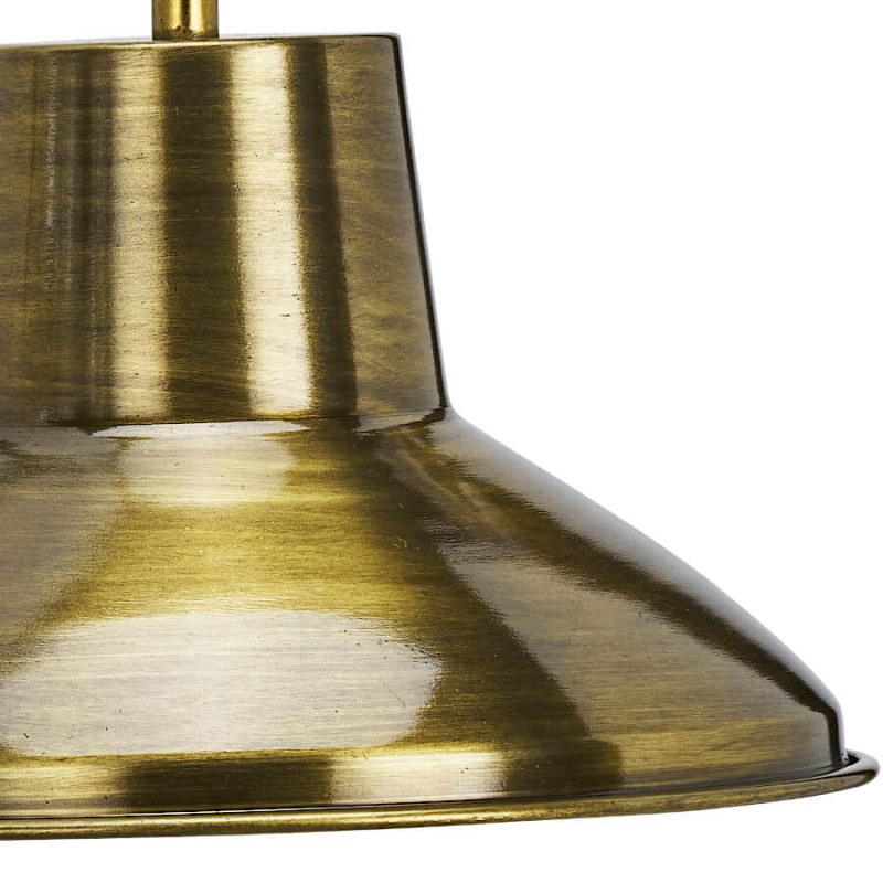 Applique Murale Laiton Industriel Cloche H47 cm | Deco-Delight.com