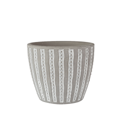 Cache-pot en céramique effet ciment  | Deco-Delight.com