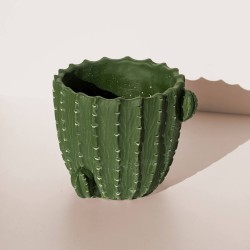 Cache-pot cactus vert déco fun  | Deco-Delight.com