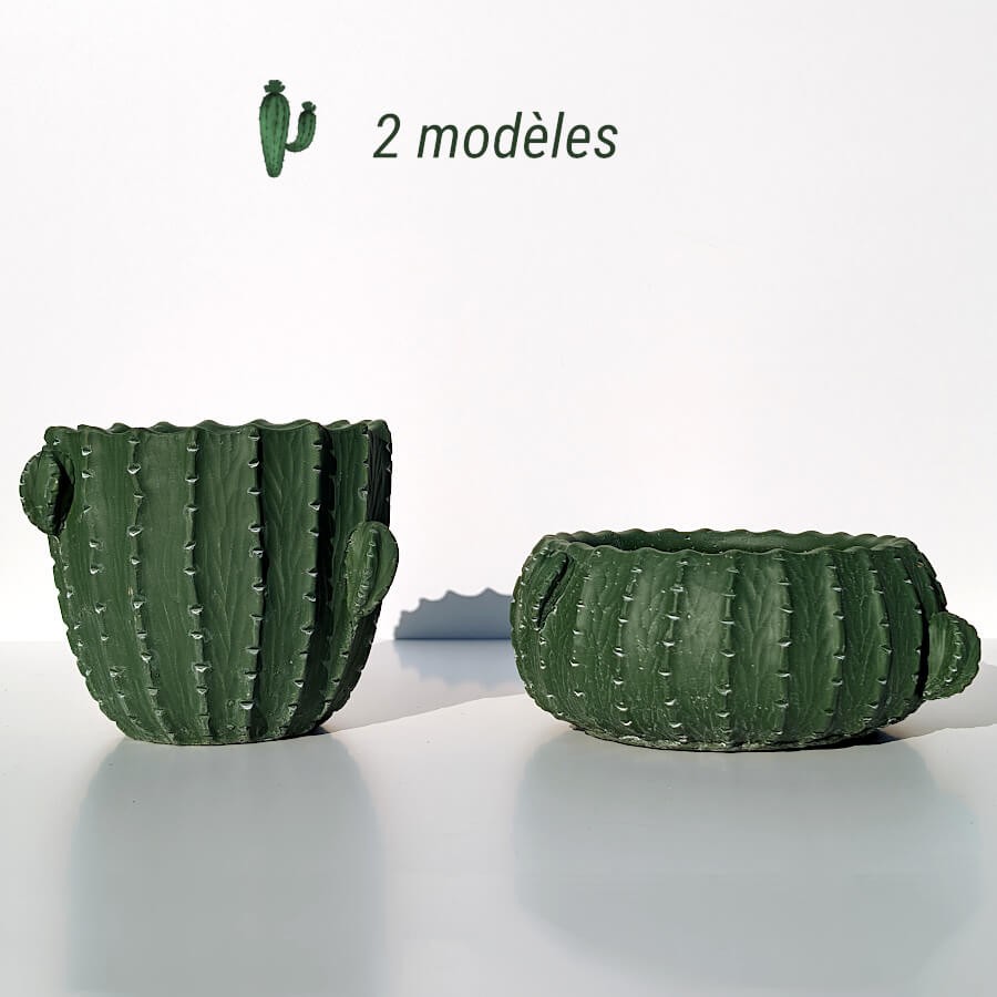 Cache-pot cactus vert déco fun  | Deco-Delight.com
