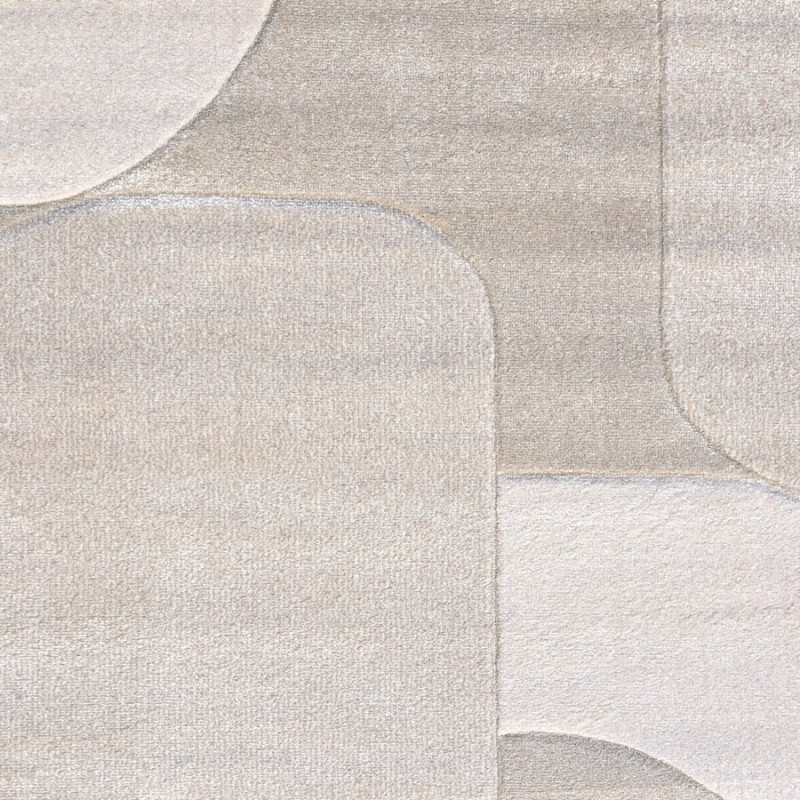 Détail de l'effet sculpté et de la texture velours frisé ultra douce.