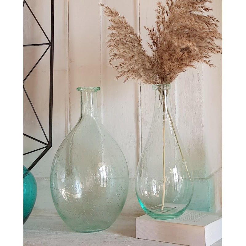 Vase bulle en verre teinté H30 cm | Deco-Delight.com