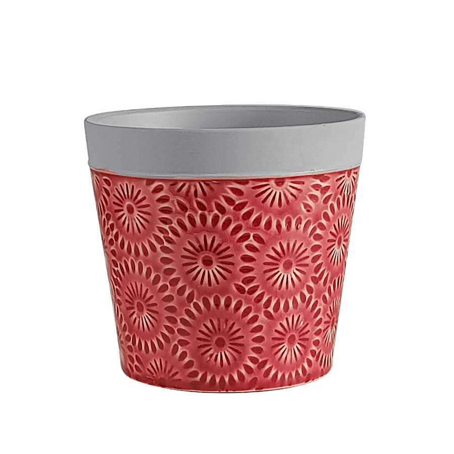 Cache-pot fleurs de pissenlit H12.5 cm | Deco-Delight.com