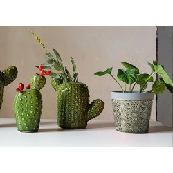 Cache-pot fleurs de pissenlit H12.5 cm | Deco-Delight.com