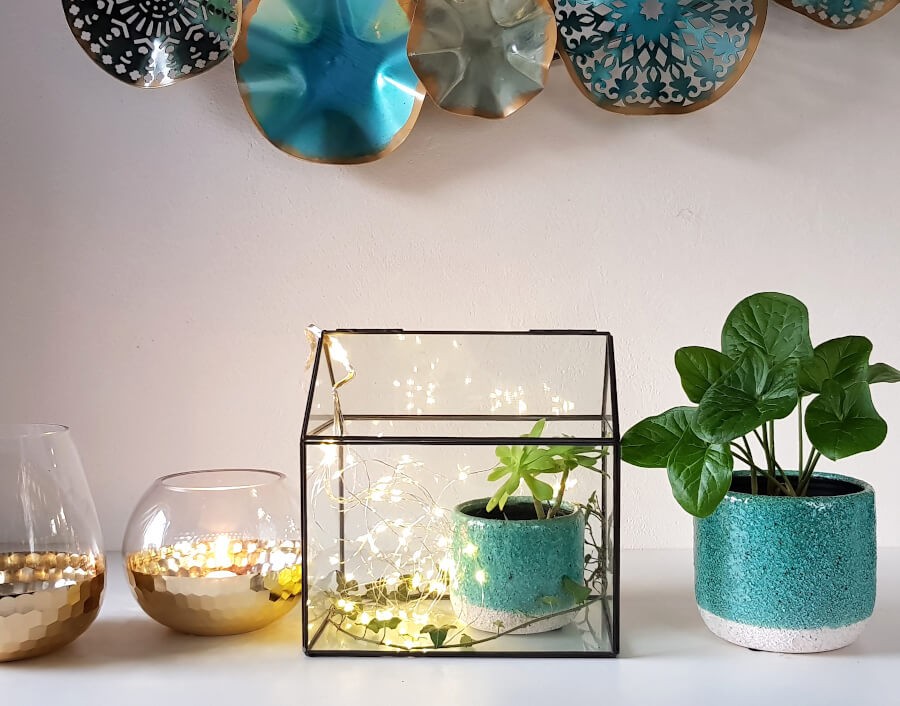 Cache-Pot Turquoise en Céramique à Grain Épais H11,5 cm | Deco-Delight