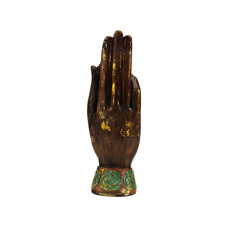 Statuette main de Bouddha fleur lotus  | Deco-Delight.com Statuette main de Bouddha fleur lotus  | Deco-Delight.com