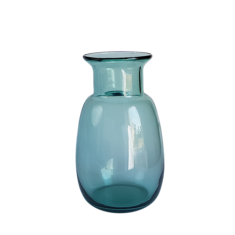 Vase verre bleu style scandinave | Deco-Delight.com Vase verre bleu style scandinave | Deco-Delight.com
