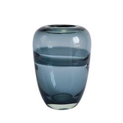 Vase bleu gris effet voie lactée  | Deco-Delight.com